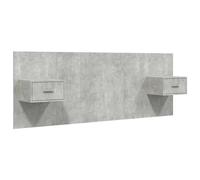 Bed Headboard with Cabinets Bed Header Bed Cabinet Engineered Wood vidaXL