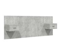 Bed Headboard with Cabinets Bed Header Bed Cabinet Engineered Wood vidaXL
