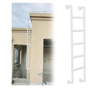 Bed Ladder, Bunk Bed Ladder, Bunk Bed Ladder for Raised Reading Loft Twin Beds Adults Children Elderly (Color : White, Size : 48inch/121.9cm/4ft)