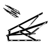 Bed Lift Mechanism 61/75/90/110/120/150cm Hydraulic Bed Lift Kit Tatami Support Rod High Box Bed Lift Furniture Heavy Duty Gas Spring Bed Storage Lift Kit Hydraulic Bed Mechanism(120cm)