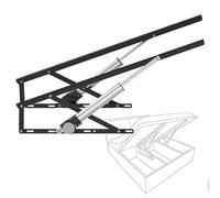 Bed Lift Mechanism, Heavy Duty Gas Spring Set with Remote Control, 1322 lbs Load Capacity, Ideal for Storage Box, Bed, Sofa, Space Saving DIY Project