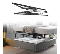 Bed Lift Mechanism with Foldable Spring Hinge Design for Mattress Box and Sofa Bed Space-Saving, Gas Spring Lift Support, DIY Project Hardware