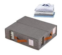 Bed Linen Organizer, Car Wardrobe Storage Linen Stackable Storage Boxes Dust Protection Bag for Laundry Clothes