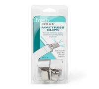 Bed Maker's FRESH IDEAS Levinsohn Mattress Clips - Easy to Use Holders Adjustable to Fit Bedding Accessories, 4-Pack