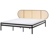 Bed Metal BOULIN 180 x 200 cm (EU Super King) Black