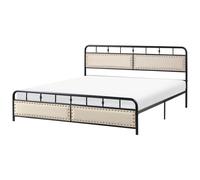 Bed Metal BREUILLET 180 x 200 cm Black