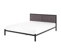 Bed Metal CLAMART 160 x 200 cm (EU King Size) Grey