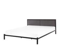 Bed Metal CLAMART 180 x 200 cm (EU Super King) Grey