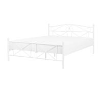 Bed Metal RODEZ 160 x 200 cm (EU King Size) White