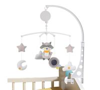 Bed Mobile - Musical Spinner, Pendant Charm | Serene Rotating Ornament, Calming Melody Unit and Crib Hanging Decoration for Sleep, Travel, Birthday Party Room