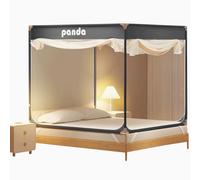 Bed net Bug Mosquito Net Tent for Beds Dust-Proof Roof Prevent Falling Off The Bed 3 Entries Bed Canopies for Small to King Size Bed net Mosquito