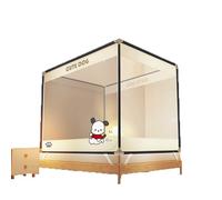 Bed net Bug Mosquito Net Tent for Beds Dust-Proof Roof Prevent Falling Off The Bed 3 Entries Bed Canopies for Small to King Size Bed net Mosquito