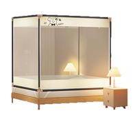 Bed net Bug Mosquito Net Tent for Beds Dust-Proof Roof Prevent Falling Off The Bed 3 Entries Bed Canopies for Small to King Size Bed net Mosquito