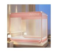 Bed net Bug Square Mosquito Net Tent for Beds 2 Entries Bed Canopies Prevent Falling Off The Bed with Dust-Proof Roof for Bedroom Home Travel net Mosquito