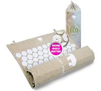 BED OF NAILS The Comfortable Original ECO Acupressure Travel Mat - 8,820 Pressure Points Eco Friendly Acupuncture Mat for Back Pain Relief, Increased Energy, Relaxation, Carry Bag, 74 x 42 cm