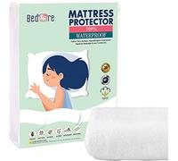 Bed’Ore 100% Waterproof Mattress Protector - Fitted Mattress Topper - Machine Washable - Terry Mattress Protector with 4 Corner Elastics - 160 x 200 cm