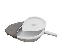 Bed pan, Bed Rest Bedpan - Plastic Potty for Elderly,& Bedridden - Bedside Toilet with Lid & Cover