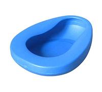 Bed pan, Bedpan Plastic Toilet Bowl,Professionally Recommended and Easier to Use Anti-Spill,Comfort Bedpan for Bedridden(Blue)