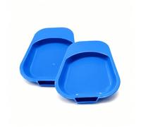 Bed Pan for Elderly Disabled Bedridden Patients, Portable Commode Toilet Pan with Handle, Heavy Duty PP Spill Resistant Unisex Bedpan Urinal for Adults, Home Hospital Care Use (32cm Pack of 2)
