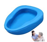 Bed Pan for Men and Women, 13x10 Inch Spill Proof Smooth PP Bedpan for Elderly Home Care and Nursing Facilities