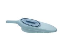 Bed Pan with Lid, Spill Proof Portable Urinal for Bedridden Elderly | PP Construction, Contemporary Style, Sky Blue Finish, Suitable for Patients and Nightly Use