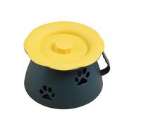 Bed Pans, Chamber Pot for Adults Kids, Portable Toilets Bedpan with Lid and Handle, Spittoon Urinal Potty,Multifunctional Home Bucket(Yellow)