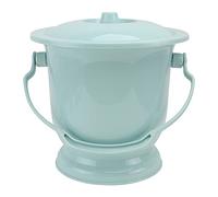 Bed Pans, Chamber Pot with Lid, Handheld Portable Toilet Portable Kids Pee Pot Bucket Bedpan Bedside Potties for Adults Kids(Blue)