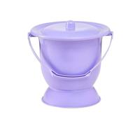 Bed Pans, Chamber Pots for Women with Lid,Spittoon Bedroom Potty Pee Bucket with Handle,Portable Toilet Urinal for Camping Travel Home(Purple)
