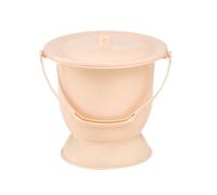 Bed Pans, Chamber Pots for Women with Lid,Spittoon Bedroom Potty Pee Bucket with Handle,Portable Toilet Urinal for Camping Travel Home(Orange)