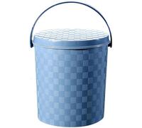 Bed Pans, Thicken Chamber Pot with Lid, Portable Plastic Bucket Potty Storage Stool for Camping Travel Home Car Multipurpose(Blue,28cm)