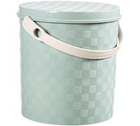 Bed Pans, Thicken Chamber Pot with Lid, Portable Plastic Bucket Potty Storage Stool for Camping Travel Home Car Multipurpose(Light Blue,28cm)