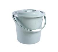 Bed Pans, Urine Bucket with Lid,Spittoon Chamber Pot Reusable Portable Toilet Urinal with Handle for Pregnant Women Elderly Children(Green,L)