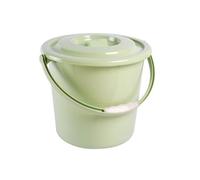 Bed Pans, Urine Bucket with Lid,Spittoon Chamber Pot Reusable Portable Toilet Urinal with Handle for Pregnant Women Elderly Children(Green,S)