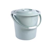 Bed Pans, Urine Bucket with Lid,Spittoon Chamber Pot Reusable Portable Toilet Urinal with Handle for Pregnant Women Elderly Children(Blue,XL)