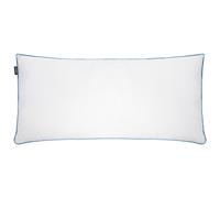 Bed Pillow ANETO Low 40 x 80 cm Duck Feathers and Down White
