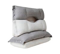 Bed Pillow - Ergonomic, Breathable, Side, Back, Sleeping Pillow, Support Pillow Comfort, Body Alignment, Neck Relief | For Hotel Travel, Couch, Dormitory, Men, Teens, Seniors, Awakening