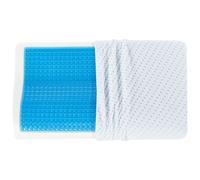 Beliani Memory Foam Bed High Profile Pillow 50 X 30 Cm White Kangto