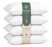 Bed Pillows 4 Pack Hotel Quality Soft Anti Allergy for Side & Back Sleepers
