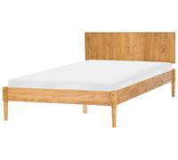 Bed Pine Wood AMBAZAC 140 x 200 cm (EU Double) Light Brown