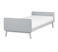 Bed Pine Wood BONNAC 90 x 200 cm (EU Single) Grey