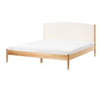 Bed Pine Wood CLAIRAC 180 x 200 cm (EU Super King) Light Brown