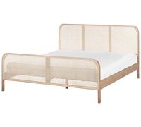 Bed Pine Wood GONFARON 180 x 200 cm (EU Super King) Light Brown