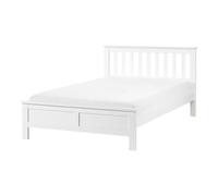 Bed Pine Wood MAYENNE 120 x 200 cm (EU Small Double) White