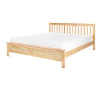 Bed Pine Wood MAYENNE 180 x 200 cm (EU Super King) Light Brown