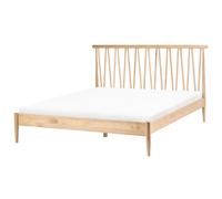 Bed Pine Wood URDOS 160 x 200 cm (EU King Size) Light Brown