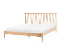 Bed Pine Wood URDOS 180 x 200 cm (EU Super King) Light Brown