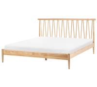 Bed Pine Wood URDOS 180 x 200 cm (EU Super King) Light Brown