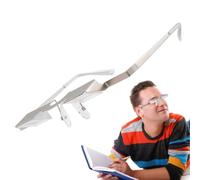Bed Prism Glasses - Lazy Horizontal | Reading High Definition For Watching TV | While Lying Dowñ Stylish | Design People Who Like Book Comfortable Wear Pregnant Women Elastic Metal Stainless Steel Fr
