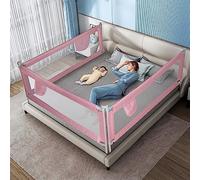 Bed Rail, Adjustable Height 70-98 cm, Folding Bed Guard for Toddlers, Safety Guard with Airy Net for Fall Protection, Compatible with Multiple Bed Types