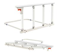 Bed Rails for Elderly Adults, Folding Bedside Assist Rail Handle with Grab Bar, Adjustable Bed Support Rail for King Queen Full Twin Beds